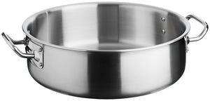 garnek do pieczenia Livonia; 5000ml, 28x9 cm (ØxW); srebro; okrągły