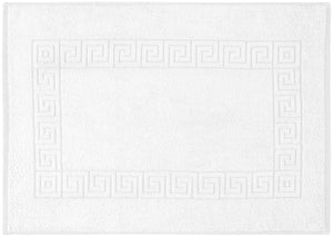 dywanik łazienkowy Athen z bordiurą; 50x70 cm (SxD); biały
