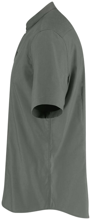 Hemd Kurzarm Lani Regular Fit; Kleidergröße 43/44; ciemny szary