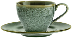 filiżanka do kawy Nano; 240ml, 9.3x6.8 cm (ØxW); zielony; okrągły; 6 sztuka / opakowanie