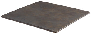 blat Finando kwadratowy; 80x80 cm (DxS); metal antyk; kwadrat
