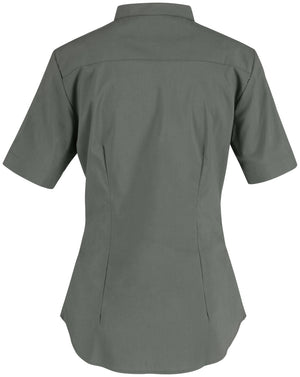 Bluse Kurzarm Lani Regular Fit; Kleidergröße 50; ciemny szary