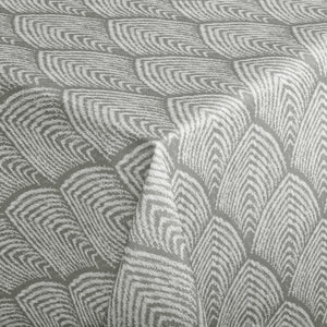 obrus Leaf kwadratowy; 100x100 cm (SxD); szary; kwadrat