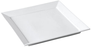 talerz płaski Ambiente; 25x25x2.8 cm (DxSxW); biały; kwadrat; 3 sztuka / opakowanie