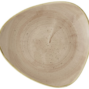 Teller flach Stonecast Truffle dreieckig; 19.2x19.2 cm (DxS); jasny brązowy/brązowy; trójkątny; 12 sztuka / opakowanie