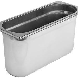 pojemnik GN Premium  2/8; Größe GN 2/8, 3900ml, 32.5x13.2x15 cm (DxSxG); srebro