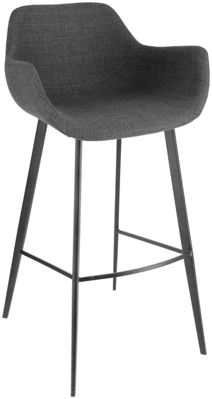 Barstuhl Limea; 57x54x102 cm (SxGxW); siedzisko antracyt