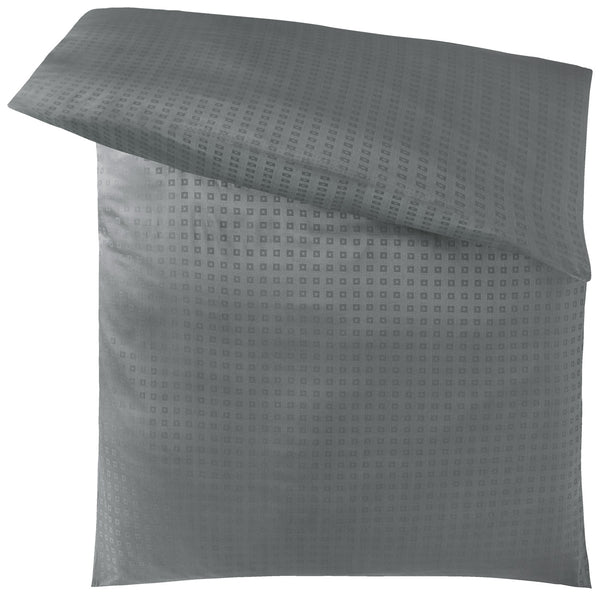 pościel Cube zamek błyskawiczny; 140x200 cm (SxD); łupkowy szary