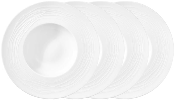 talerz głęboki Taifun; 380ml, 27x5.5 cm (ØxW); biały; okrągły; 4 sztuka / opakowanie
