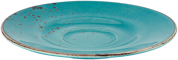 spodek do filiżanki do kawy Palana; 16.5 cm (Ø); turkusowy; okrągły; 6 sztuka / opakowanie