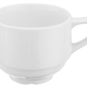 filiżanka do cappuccino Rondon; 260ml, 9x7 cm (ØxW); biały; okrągły; 6 sztuka / opakowanie