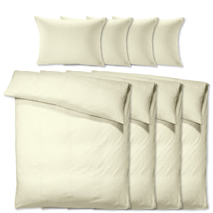 pościel Satina paski wąskie 10 mm; 140x200 cm (SxD)