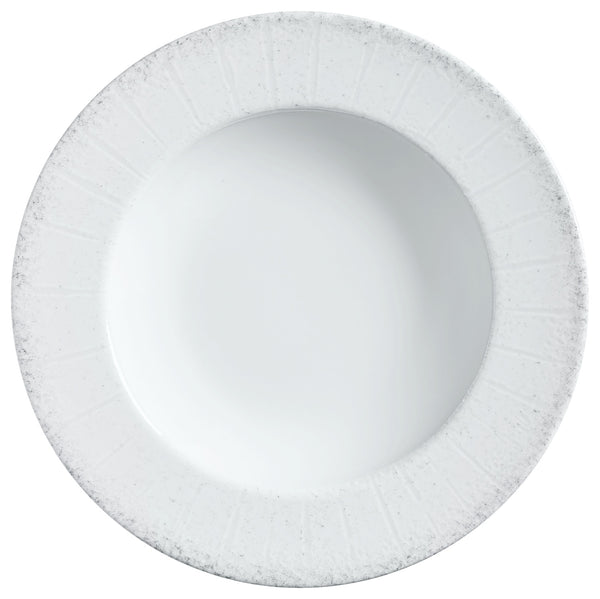  23 cm (Ø); biały/szary; okrągły; 6 sztuka / opakowanie