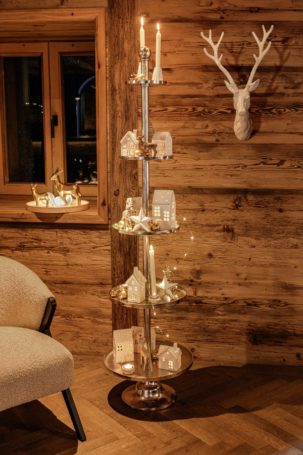 Etagere Edita; 60x170 cm (ØxW); srebro