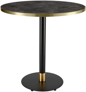 Tischsäule Oris; 42x73 cm (ØxW); czarny/złoto