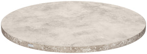 Indoor-Tischplatte Marvello rund; 50x2.5 cm (ØxW); kamiennoszary; okrągły