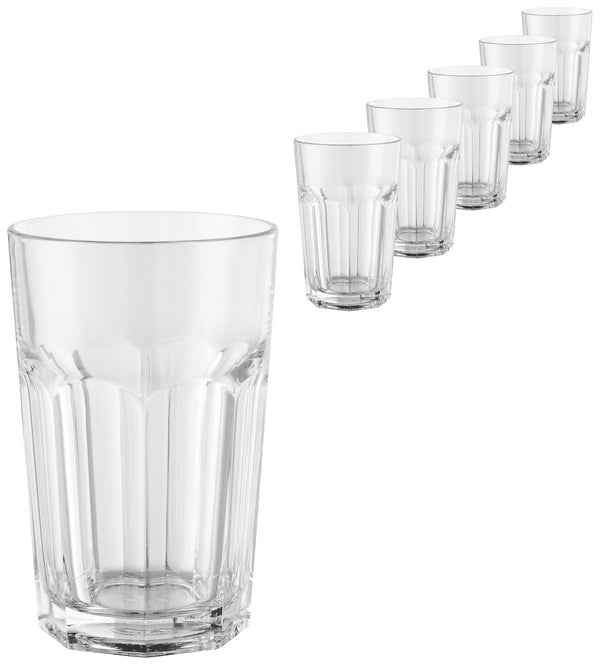 szklanka do longdrinków Casablanca stapelbar; 400ml, 8.7x13 cm (ØxW); transparentny; 6 sztuka / opakowanie