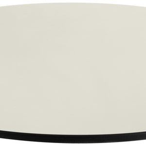 blat HPL do zastosowań zewnętrznych Compa okrągły; 77 cm (Ø); beżowy; okrągły