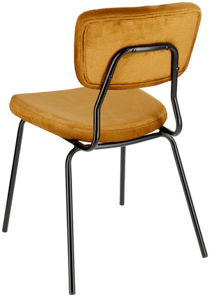 Polsterstuhl Jolo Samt; 50x52x81 cm (SxGxW); siedzisko złoto