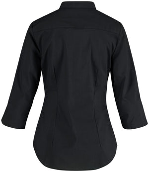 Bluse Dreiviertelarm Lani Regular Fit; Kleidergröße 50; czarny
