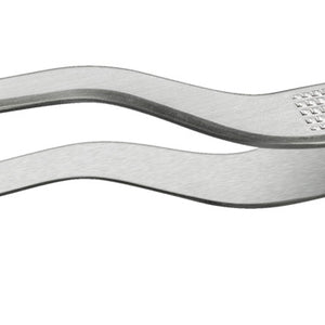 Präzisionskochpinzette abgewinkelt; 15.9x2.1 cm (DxS); srebro
