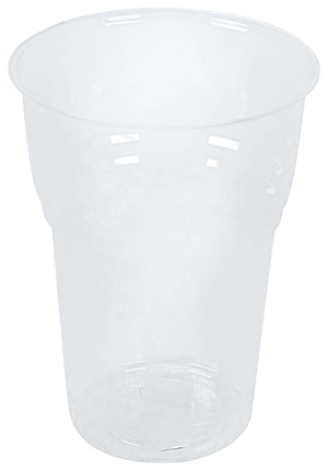 Trinkbecher Kaltgetränke PLA; 410ml, 8.5x11.2 cm (ØxW); transparentny; 0.3 l Füllstrich, 50 sztuka / opakowanie