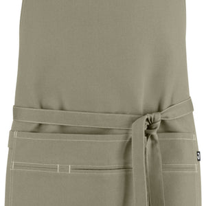 Latzschürze Larry 77x80 cm (LxB); 77x80 cm (DxS); khaki