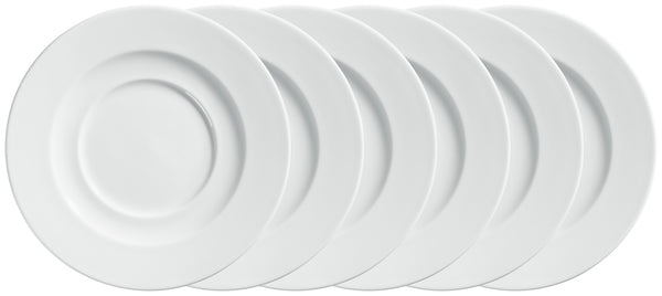 spodek do filiżanki do kawy/cappucino Bebida; 13 cm (Ø); biały; okrągły; 6 sztuka / opakowanie
