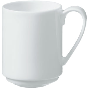 kubek Pallais; 320ml, 7.5x10 cm (ØxW); biały; okrągły; 6 sztuka / opakowanie