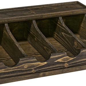 skrzynka na sztućce Greenwood; 42x30.6x12.5 cm (DxSxW); sosna rustykalna