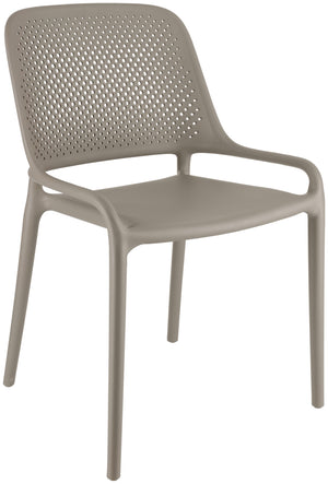 Kunststoff Stuhl Rovin; 52x51.5x82.5 cm (SxGxW); taupe; 4 sztuka / opakowanie