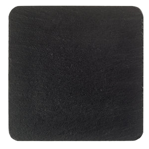 taca z łupka naturalnego Colwood czarna; 12.8x12.8x0.5 cm (DxSxW); czarny; kwadrat