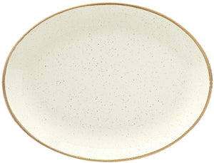 półmisek Sidina owalny; 24x18x2.8 cm (DxSxW); beżowy; owalny; 6 sztuka / opakowanie