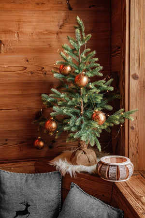 Tannenbaum Aldrin; 45x90 cm (ØxW); zielony/brązowy