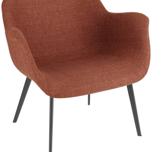 Loungesessel Limea; 78x62x72 cm (SxGxW); siedzisko rdzawy brąz