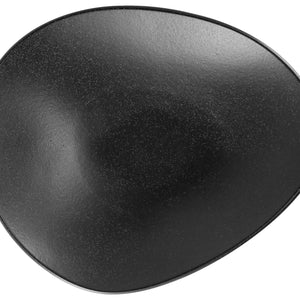 talerz płaski Masca organiczny kształt; 21x17.7 cm (DxS); czarny; organiczny; 6 sztuka / opakowanie