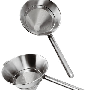 sito stożkowe Annato; 20 cm (Ø); srebro; stożkowy