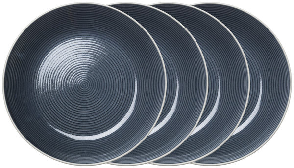 talerz głęboki Spirit; 800ml, 24x4.5 cm (ØxW); niebieski; okrągły; 4 sztuka / opakowanie