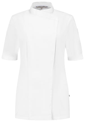 Damenkochjacke Brunelle; Kleidergröße XS; biały