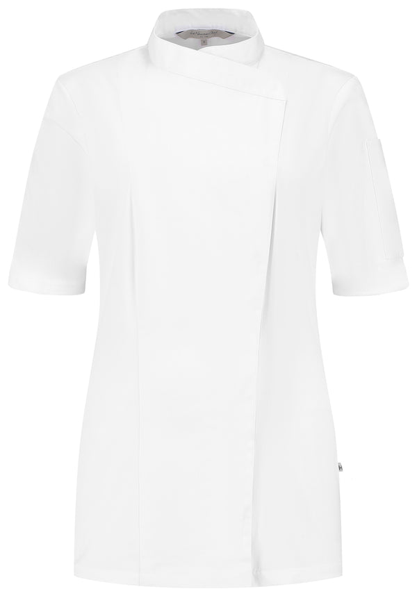 Damenkochjacke Brunelle; Kleidergröße XS; biały