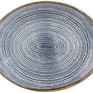 Platte Studio Prints Slate Blue oval; 27x22.9 cm (DxS); niebieski/brązowy; owalny; 12 sztuka / opakowanie