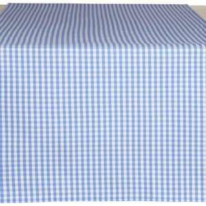 bieżnik La Villa; 40x130 cm (SxD); niebieski; prostokątny; 2 sztuka / opakowanie