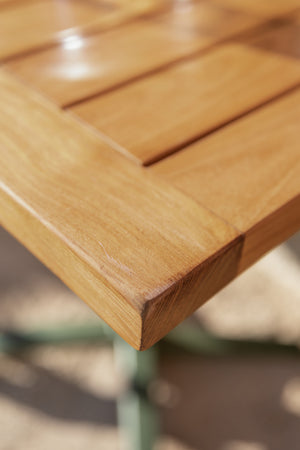 Outdoor-Teak-Tischplatte Mirello quadratisch; 70x70x3 cm (DxSxW); brązowy; kwadrat