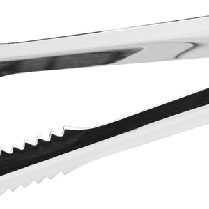 szczypce do lodu Oakland; 18x1.5 cm (DxS); srebro; 2 sztuka / opakowanie