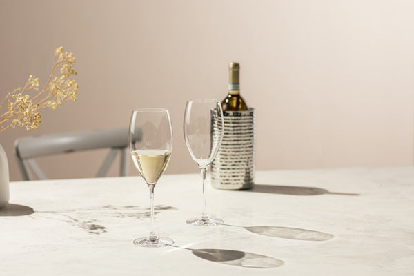 kieliszek do wina białego Dilay ze znacznikiem pojemności; 580ml, 8x26.5 cm (ØxW); transparentny; 0.2 l Füllstrich, 6 sztuka / opakowanie