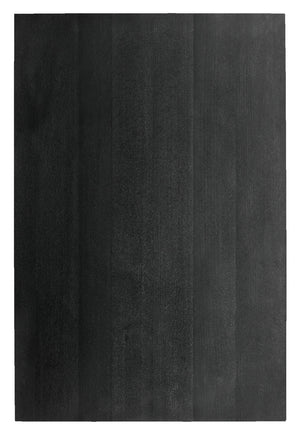 blat Sumba prostokątny; 120x80 cm (DxS); jesion bejcowany na czarno; prostokątny