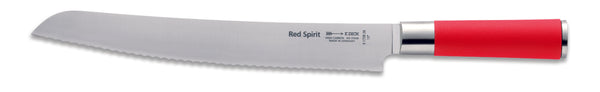 Brotmesser 1739 26 Red Spirit; Klingenlänge 26 cm, 39.5 cm (D); srebro/czerwony