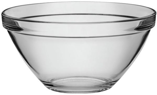 miska szklana Pompei; 1700ml, 20x10 cm (ØxW); transparentny; okrągły; 6 sztuka / opakowanie