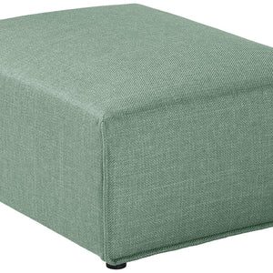 hoker Belford z tkaniny; 71x93x40 cm (SxGxW); siedzisko szaro-błękitny