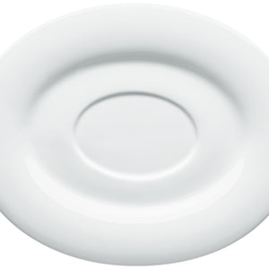 spodek do sosjerki Pallais; 24.5x19.5 cm (DxS); biały; owalny; 4 sztuka / opakowanie